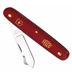 Felco 39040 Fruit Tree Budding Knife Red Handle Felco 39040 Fruit Tree Budding Knife Red Handle