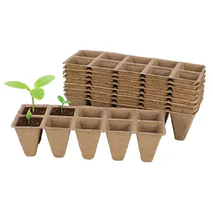 Gardeners Advantage Peat Pot Seedling Tray Pk 10 Gardeners Advantage Peat Pot Seedling Tray Pk 10