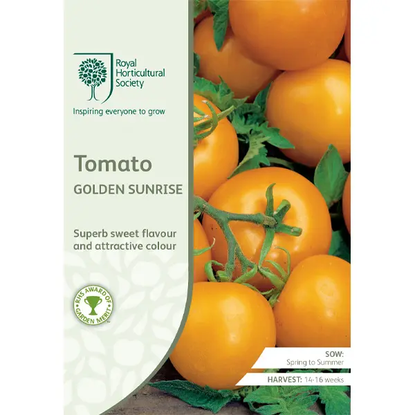 Seed – Rhs Tomato Golden Sunrise Seed – Rhs Tomato Golden Sunrise