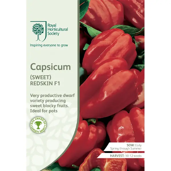 Seed – Rhs Capsicum Sweet Redskin F1 Seed – Rhs Capsicum Sweet Redskin F1