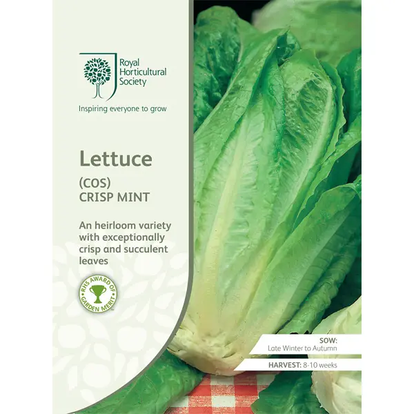 Seed – Rhs Lettuce (cos) Crisp Mint Seed – Rhs Lettuce (cos) Crisp Mint