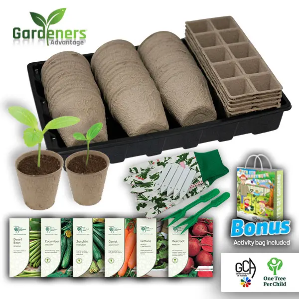 Veggie Seed Starter Kit With Bonus Activity Bag Veggie Seed Starter Kit With Bonus Activity Bag